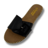 chanclas de pala con hebilla color negro