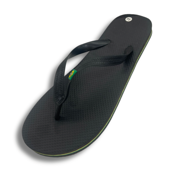chanclas de dedo negro unisex