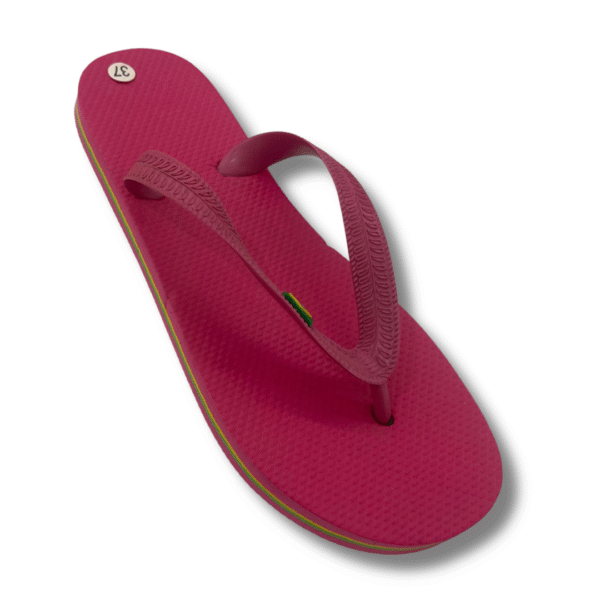 chanclas de dedo rosa unisex