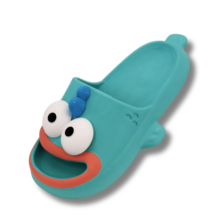 chanclas de pez de payaso azul talla grande