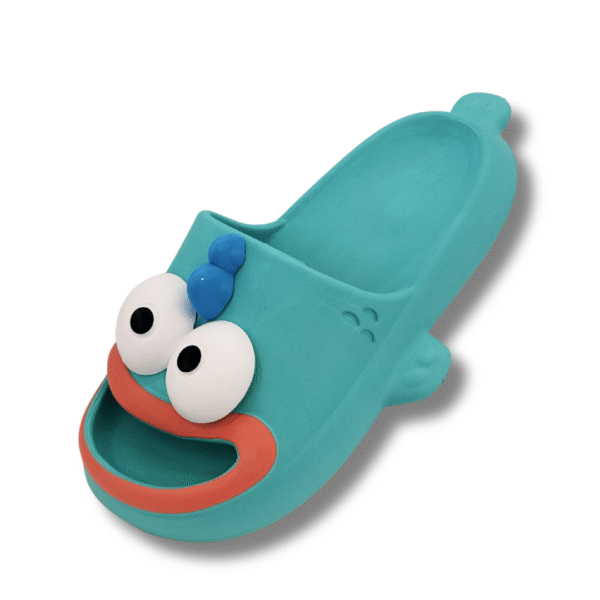 chanclas de pez de payaso azul talla grande