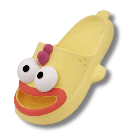 chanclas de pez payaso talla grande amarillo