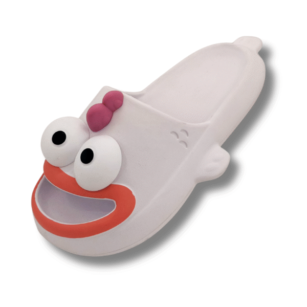 chanclas de talla grande blanco