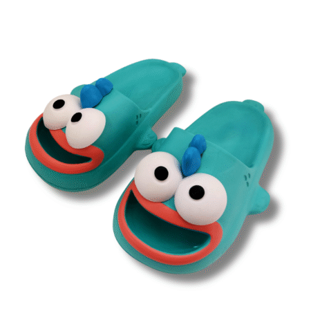 chanclas de pez payaso niños azul