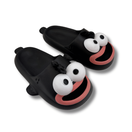 chanclas de pez de payaso negro niños