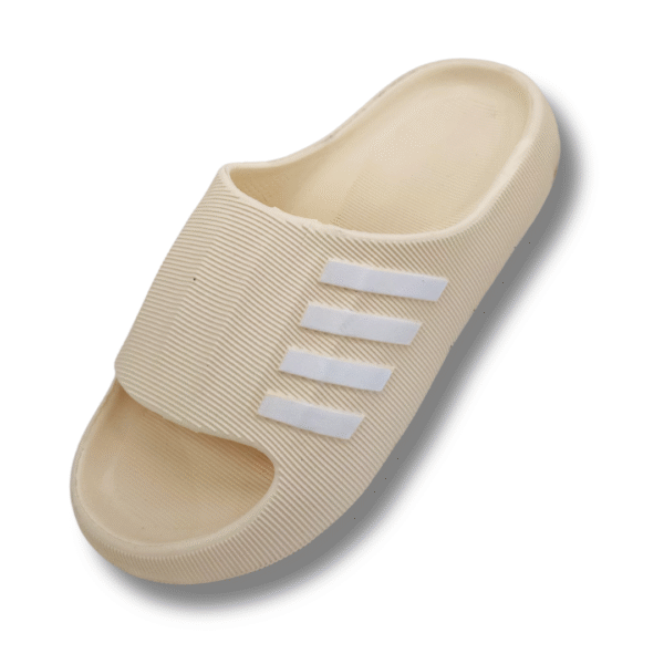 Chanclas de Cuatro Rayas para Hombre beige