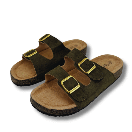 Sandalias Bio Ajustables para Mujer – Comodidad y Estilo en Verano - Verde, 38