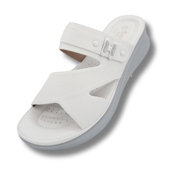 sandalias ortopedicas blancas