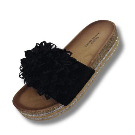 sandalias originales de verano para mujer color negro