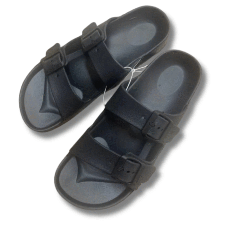 sandalias ajustables verano hombre negro