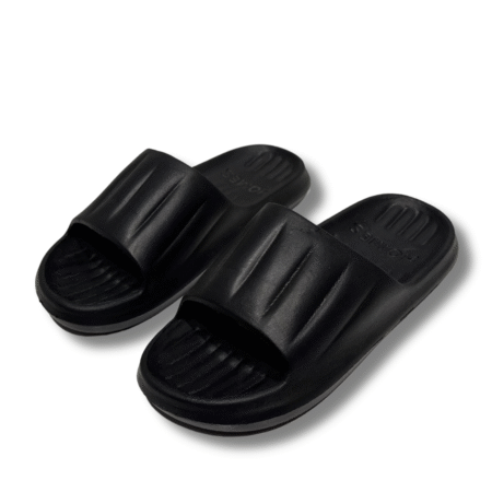 chanclas cómodas y antideslizantes mujer negro