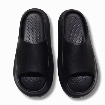 chanclas transpirables hombre negro