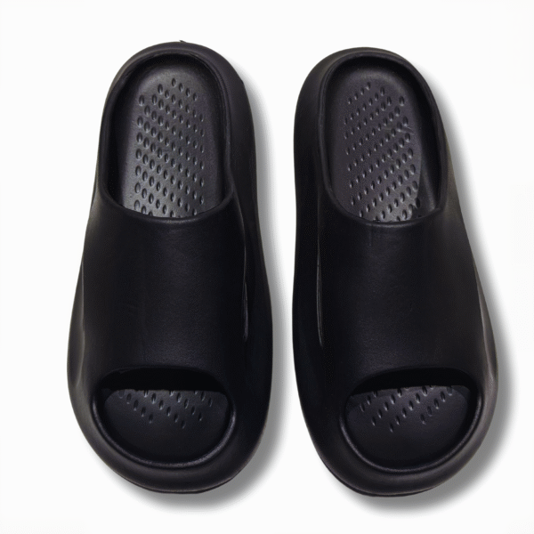 chanclas transpirables hombre negro