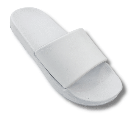 chanclas básicas mujer ligeras antideslizantes blanco