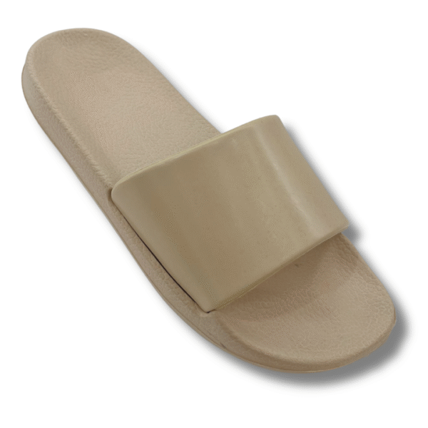 chanclas básicas mujer ligeras antideslizantes camel
