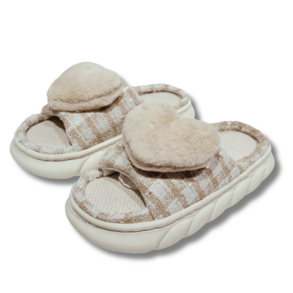 zapatillas de casa color beige