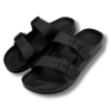 Sandalias ajustables verano negro mujer