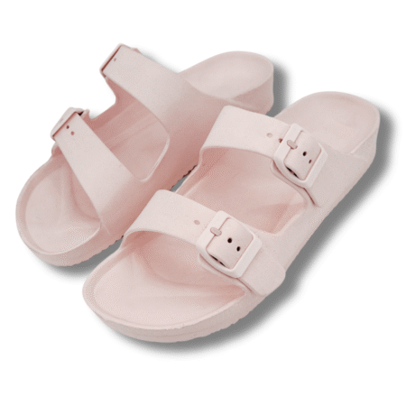 Sandalias ajustables verano rosa mujer