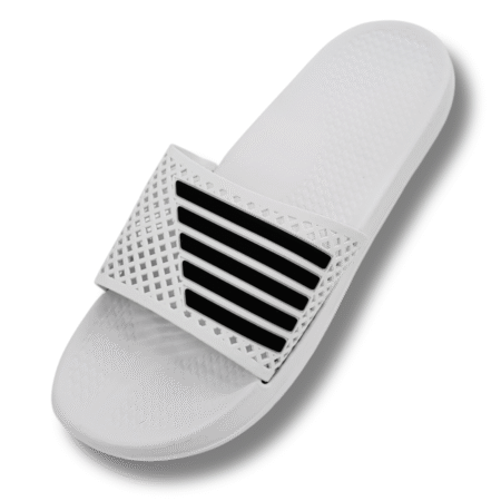 Chanclas Básicas con Rayas blancas mujer