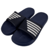 chanclas basicas de rayas para hombre azul