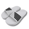 chanclas basicas de rayas para hombre blanco