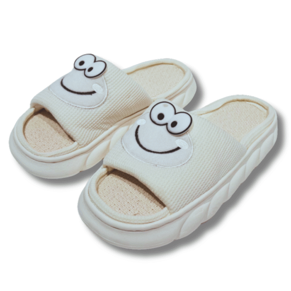 zapatilla de casa beige rana