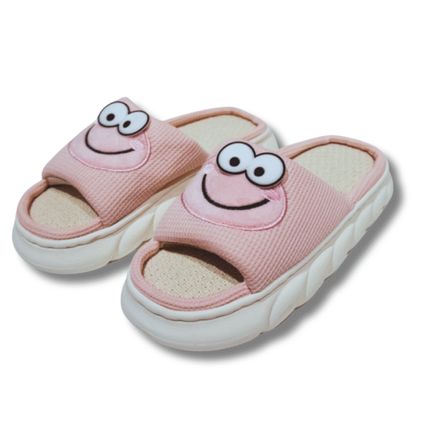 zapatillas de rana rosa