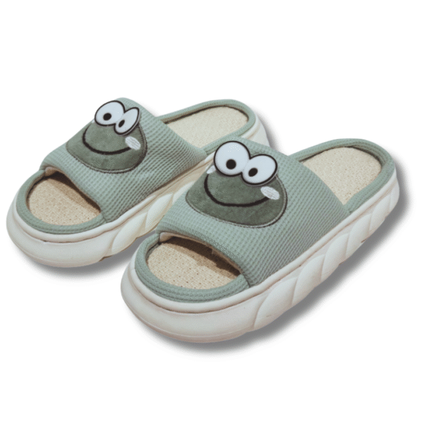 zapatillas de rana verde