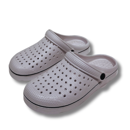 zuecos mujer ligeros transpirables blanco