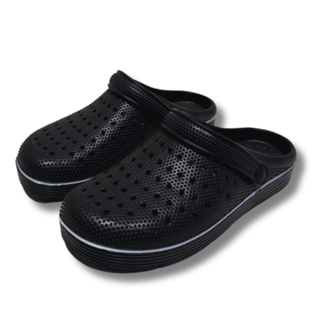 zuecos mujer ligeros transpirables negro