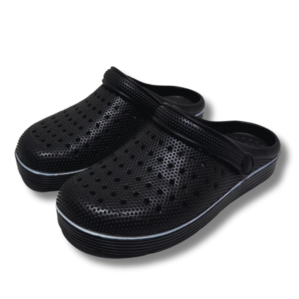 zuecos mujer ligeros transpirables negro