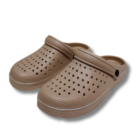zuecos mujer ligeros transpirables camel