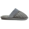 Pantuflas de Hombre Calientes con Pelito Color Gris