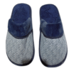 Pantuflas de Hombre Calientes con Pelito color azul