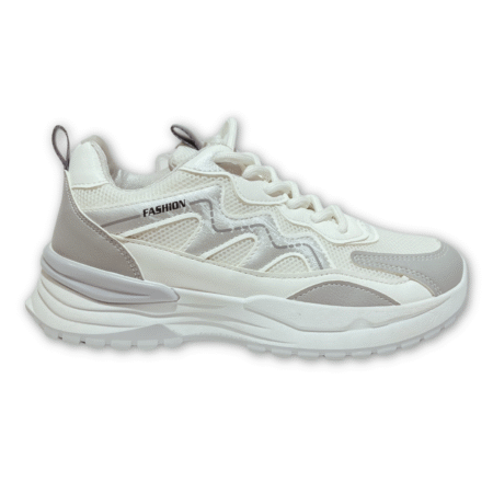 zapatillas casuales fashion blanco