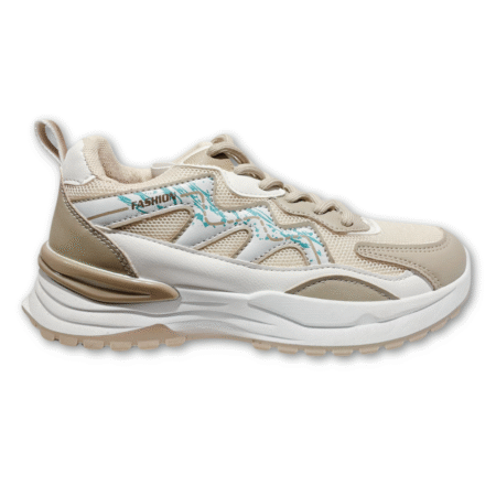 zapatillas casuales fashion beige