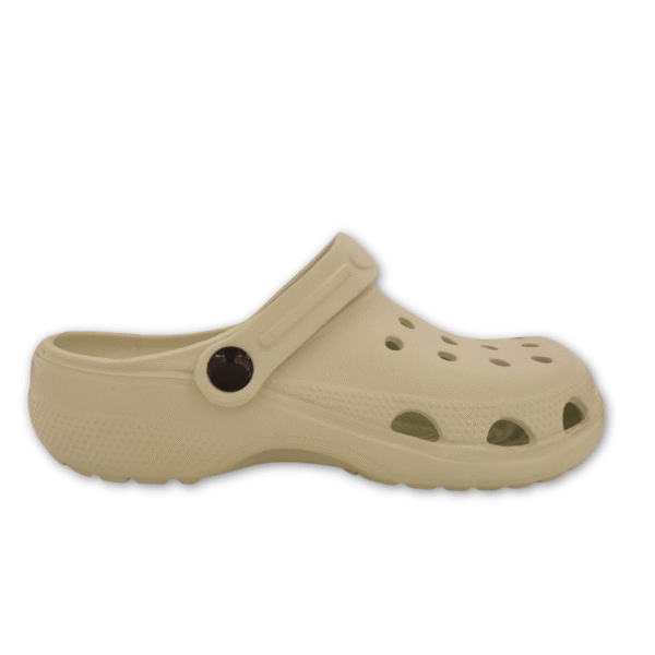 Zuecos de goma camel básicos para trabajo antideslizantes