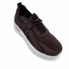 Zapatillas deportivas de hombre marron derecha ligeras y transpirables