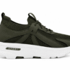 Zapatillas deportivas de hombre verde ligeras y transpirables