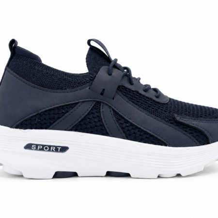 Zapatillas deportivas de mujer azul marino ligeras y transpirables